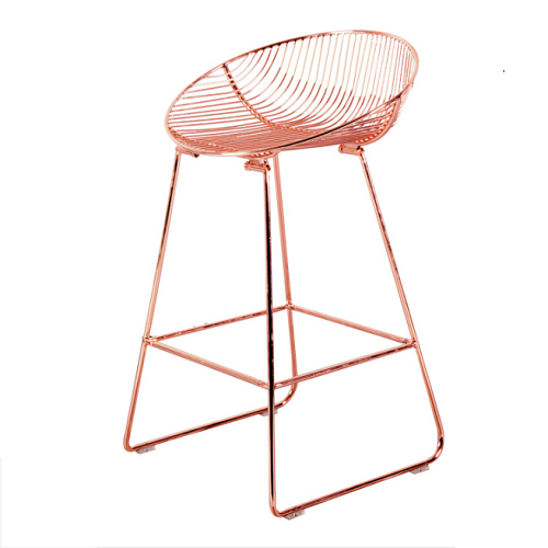 Industrial-copper-wire-bar-chairs
