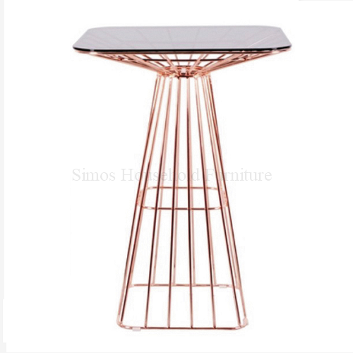 Wire-Frame-Copper-Bar-Table