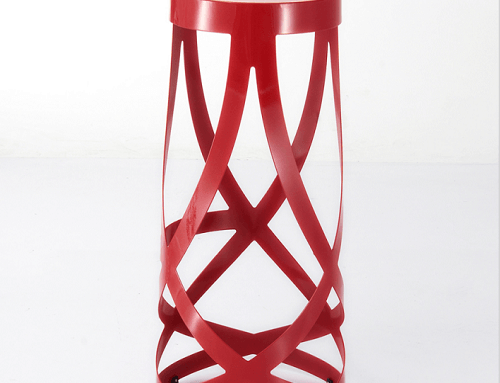 Classic Steel Wire Steel Bar Stoon Red Stool XM142