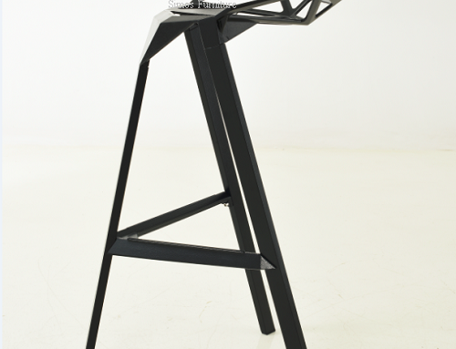 Fully Aluminum Black Stool One Outdoor Bar stool XM139