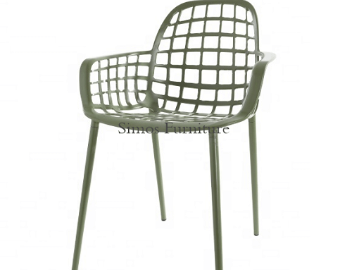 Classic Aluminum Green Garden Chair Stacking Chair XF209
